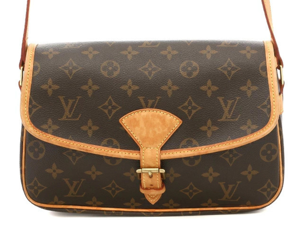 Louis Vuitton Sologne Shoulder Monogram Bag Brown